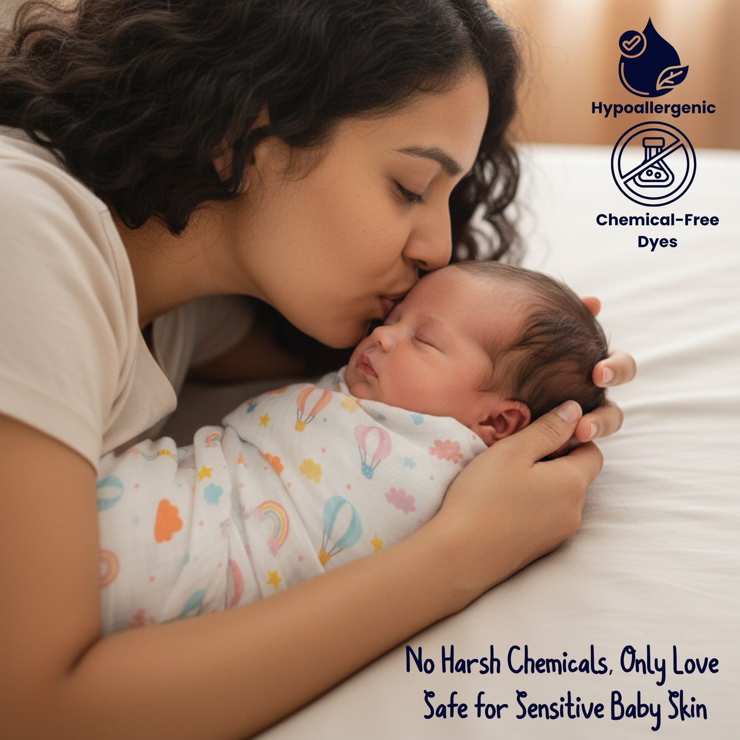 Premium Organic Muslin Swaddle