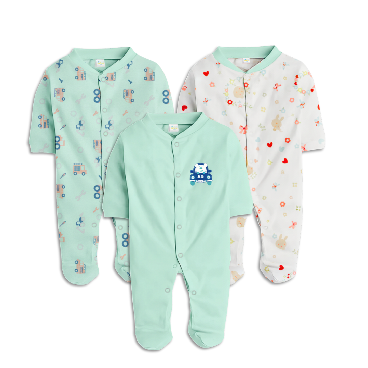 Rompers Pack Of 3