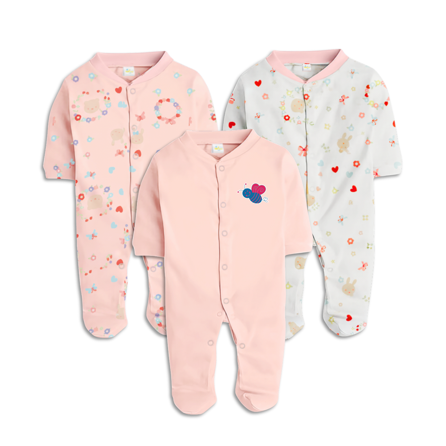 Rompers Pack Of 3